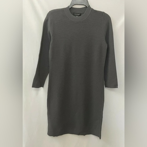 NWT Club Monaco 3/4 Ribbed Grey Dress Size XS - Picture 4 of 6